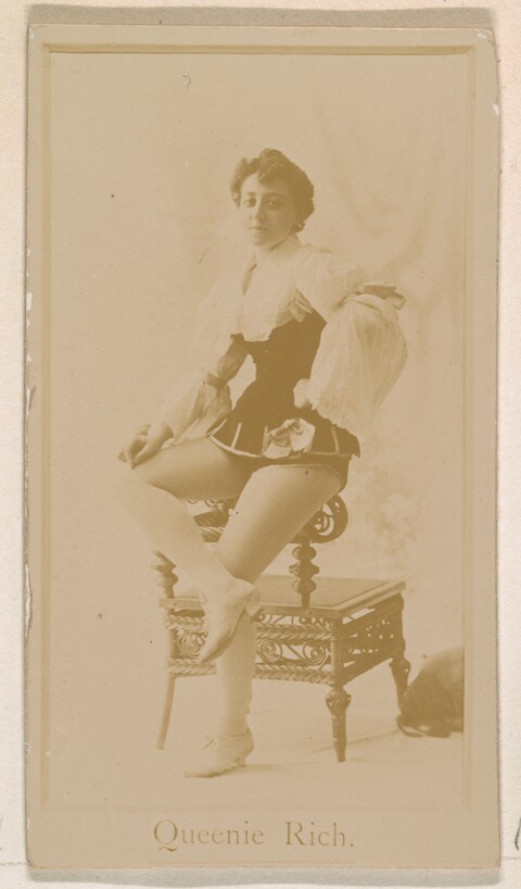 Vintage Portrait of Queenie Rich