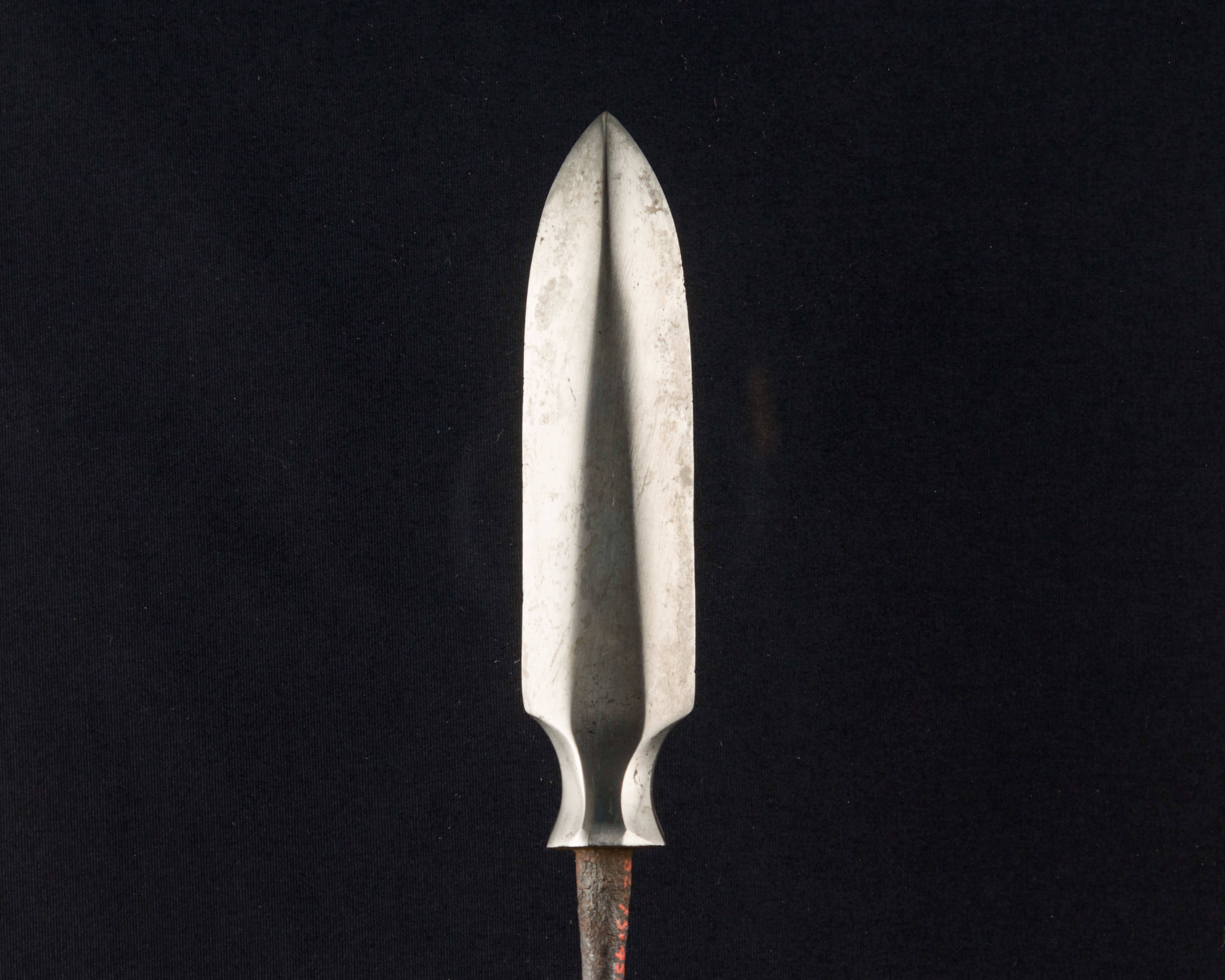 Close-up of Steel Spearhead