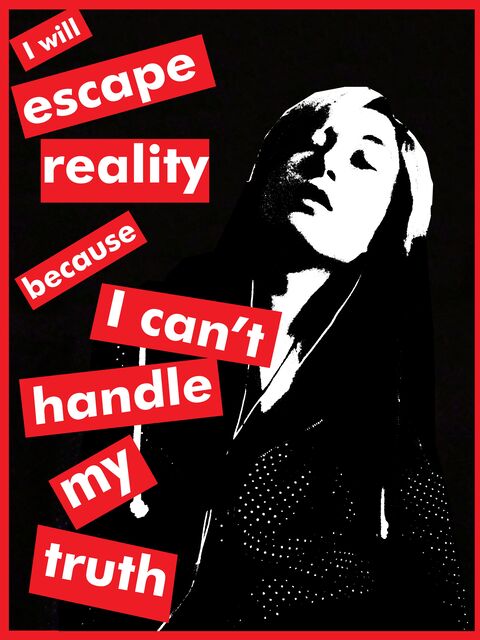 Escape Reality Quote Poster
