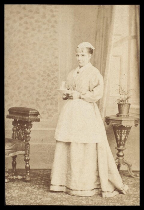 Vintage Portrait of a Chambermaid