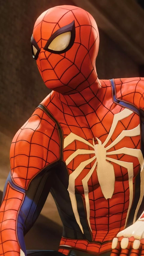 Close-Up of Spider-Man