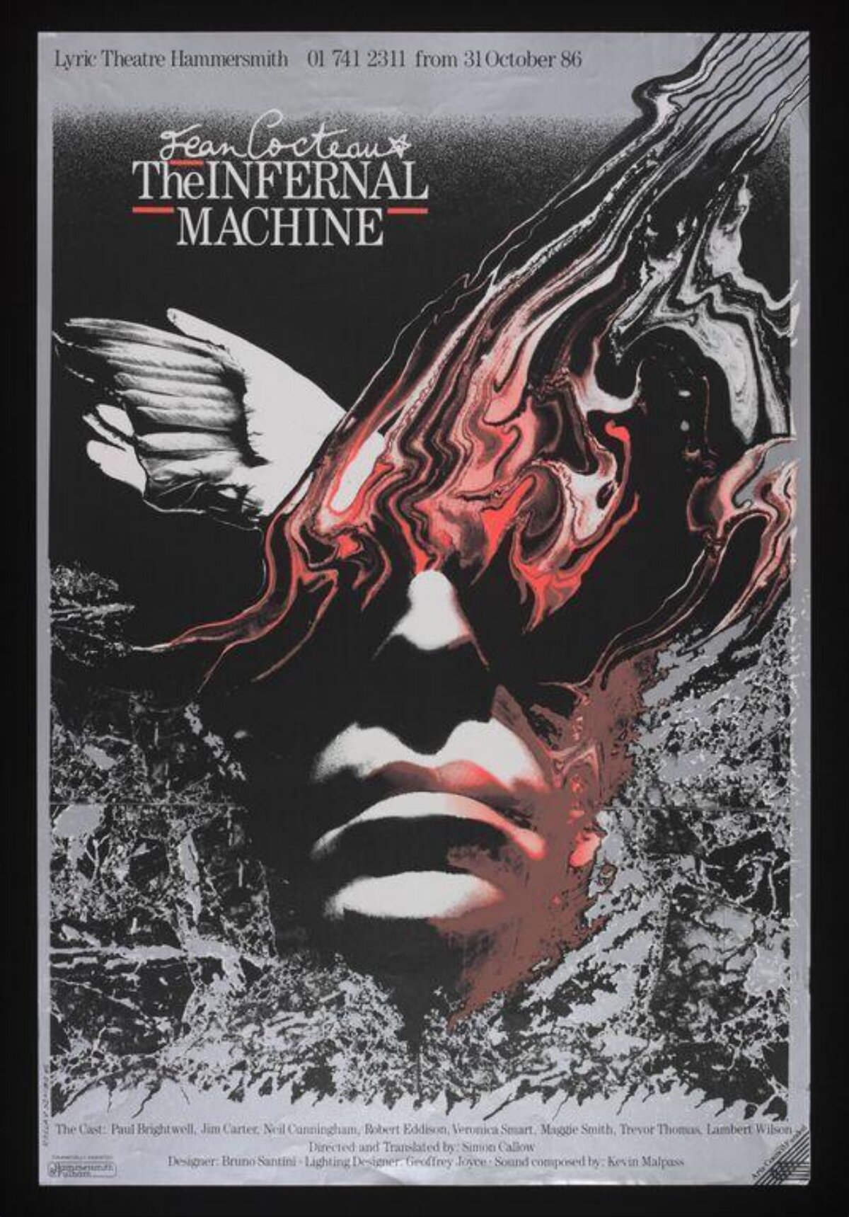 The Infernal Machine 1986 Theatre Poster