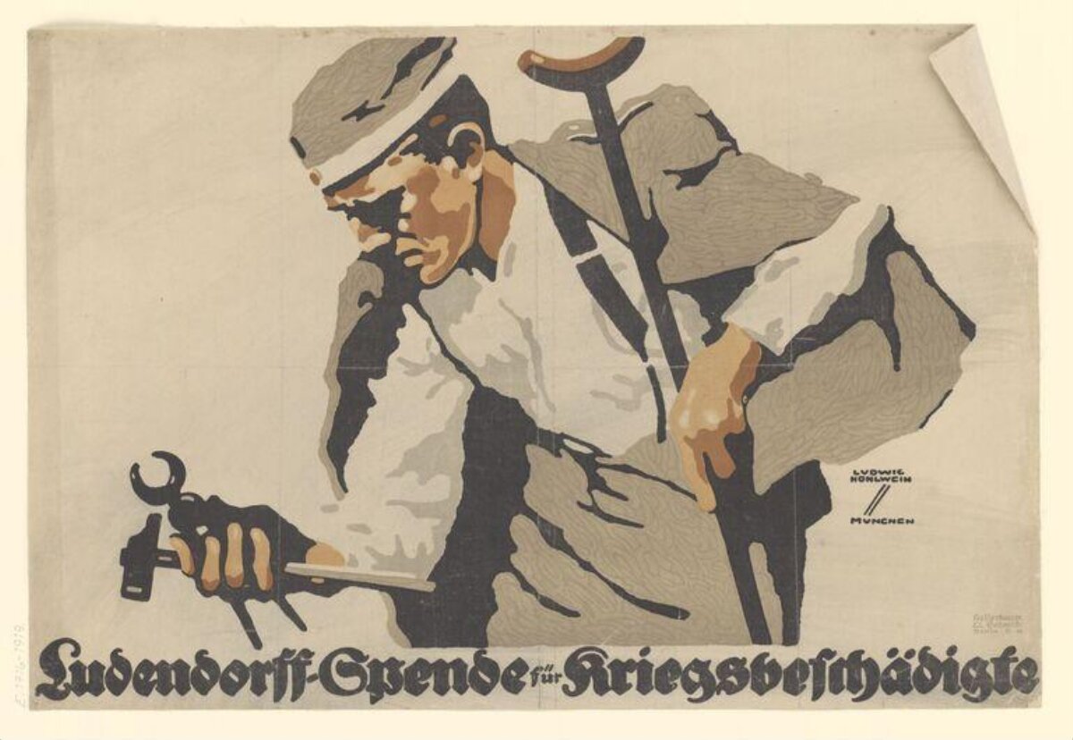 Ludendorff War Disabled Charity Poster