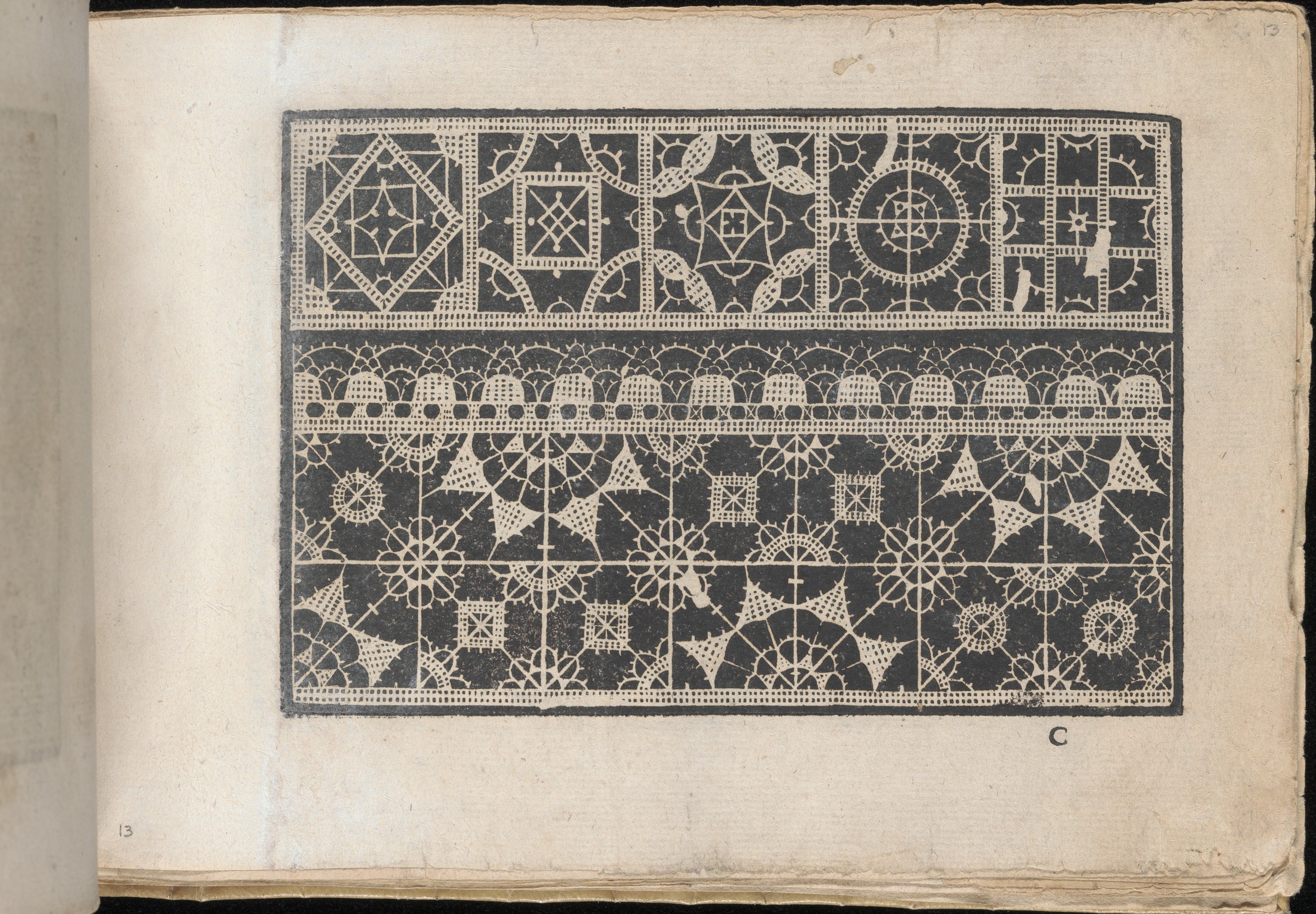 Antique Lace Pattern Illustration