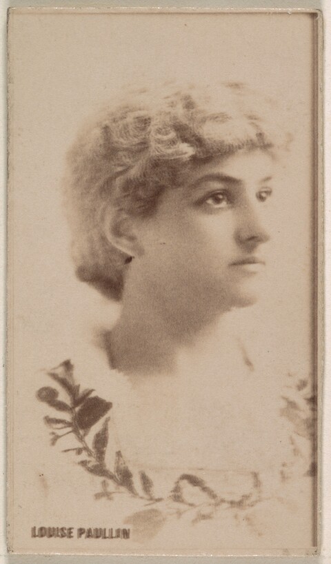 Vintage Portrait of Louise Paullin