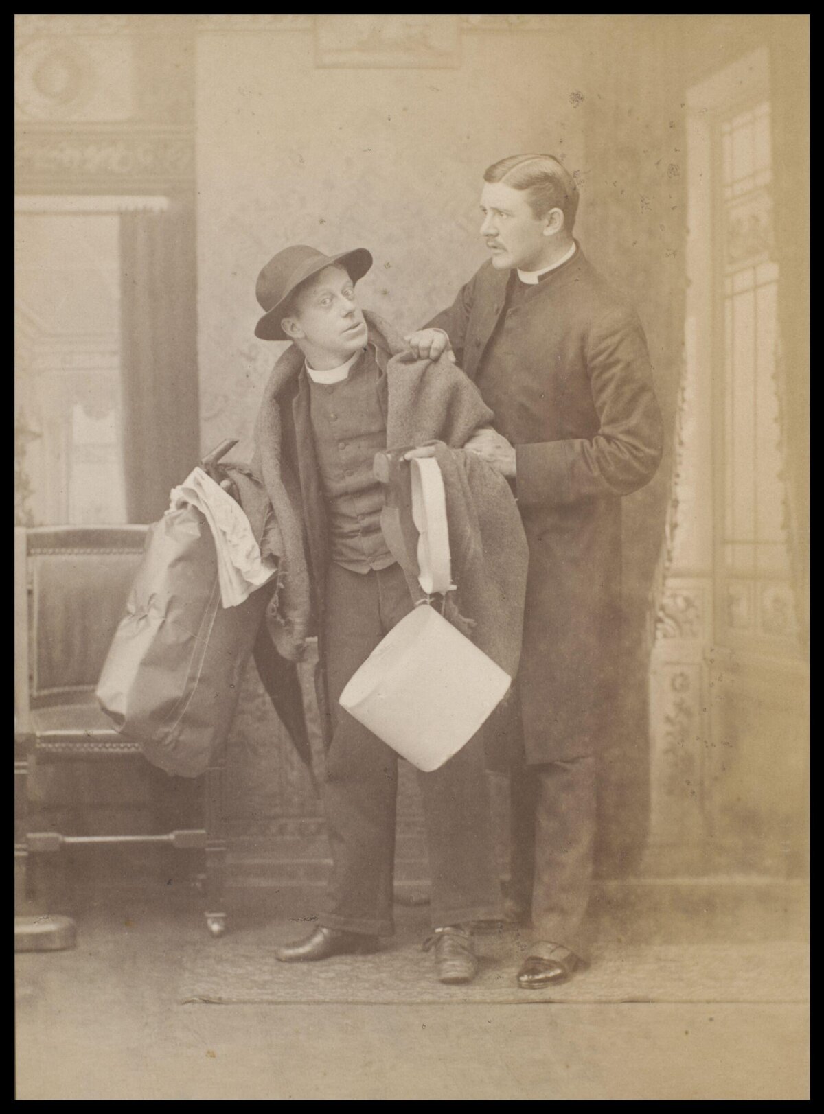 Vintage Photo of Two Clergymen