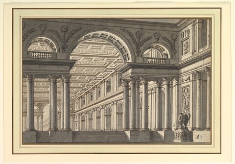 Classical Interior Architectural Drawing