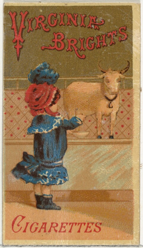 Virginia Brights Cigarettes Vintage Ad