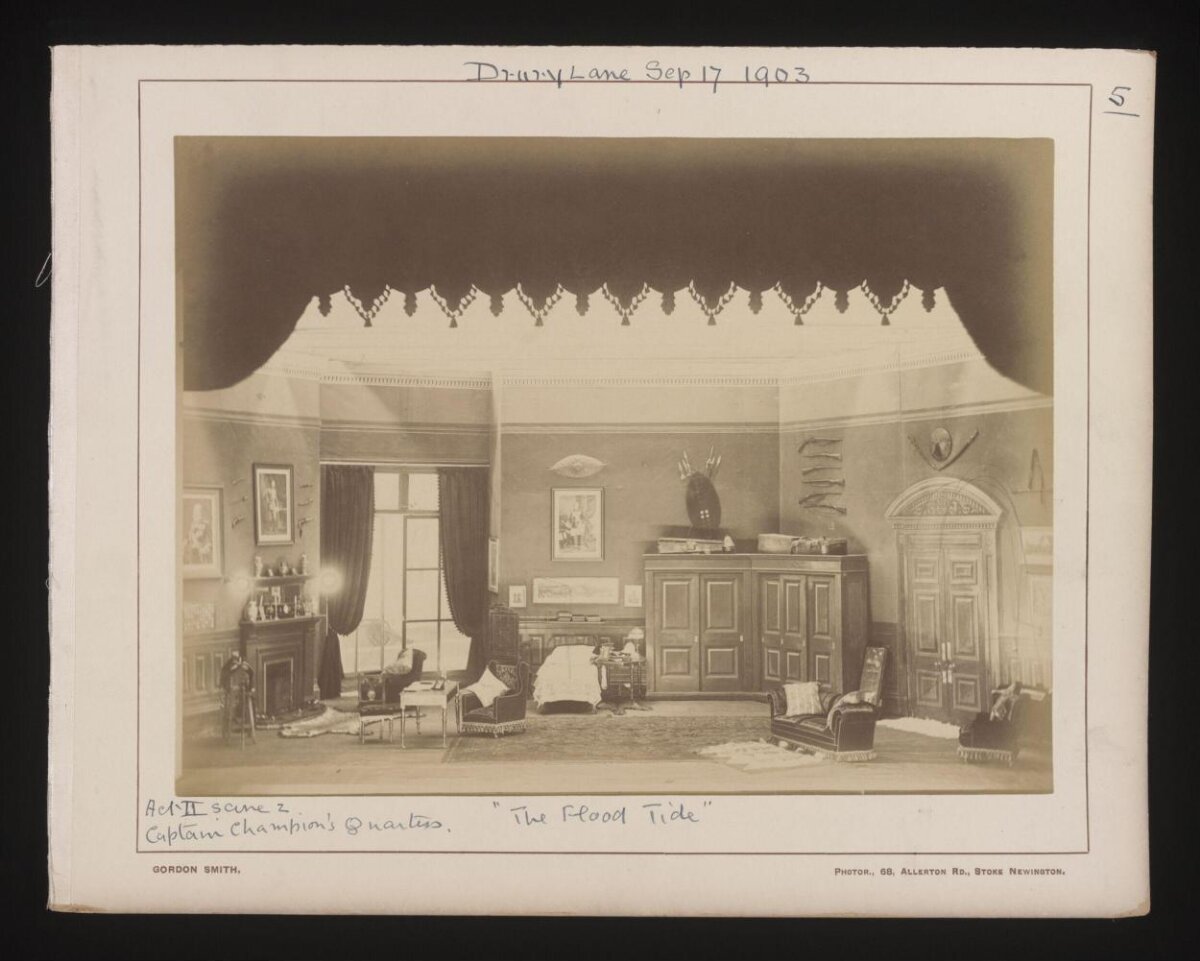 1903 Drury Lane Theater Stage Set
