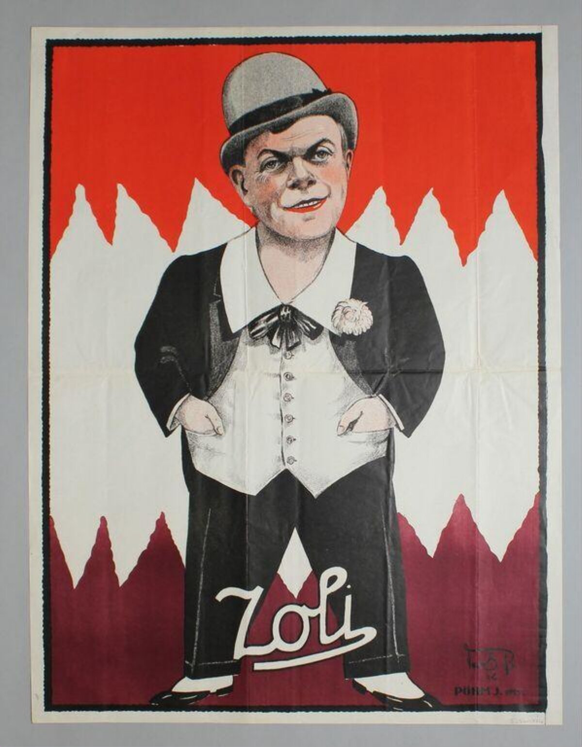 Vintage Zoli Performer Poster