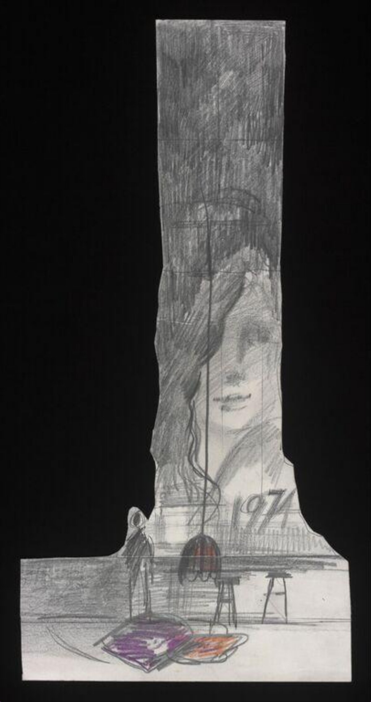Pencil Sketch Collage with Portrait