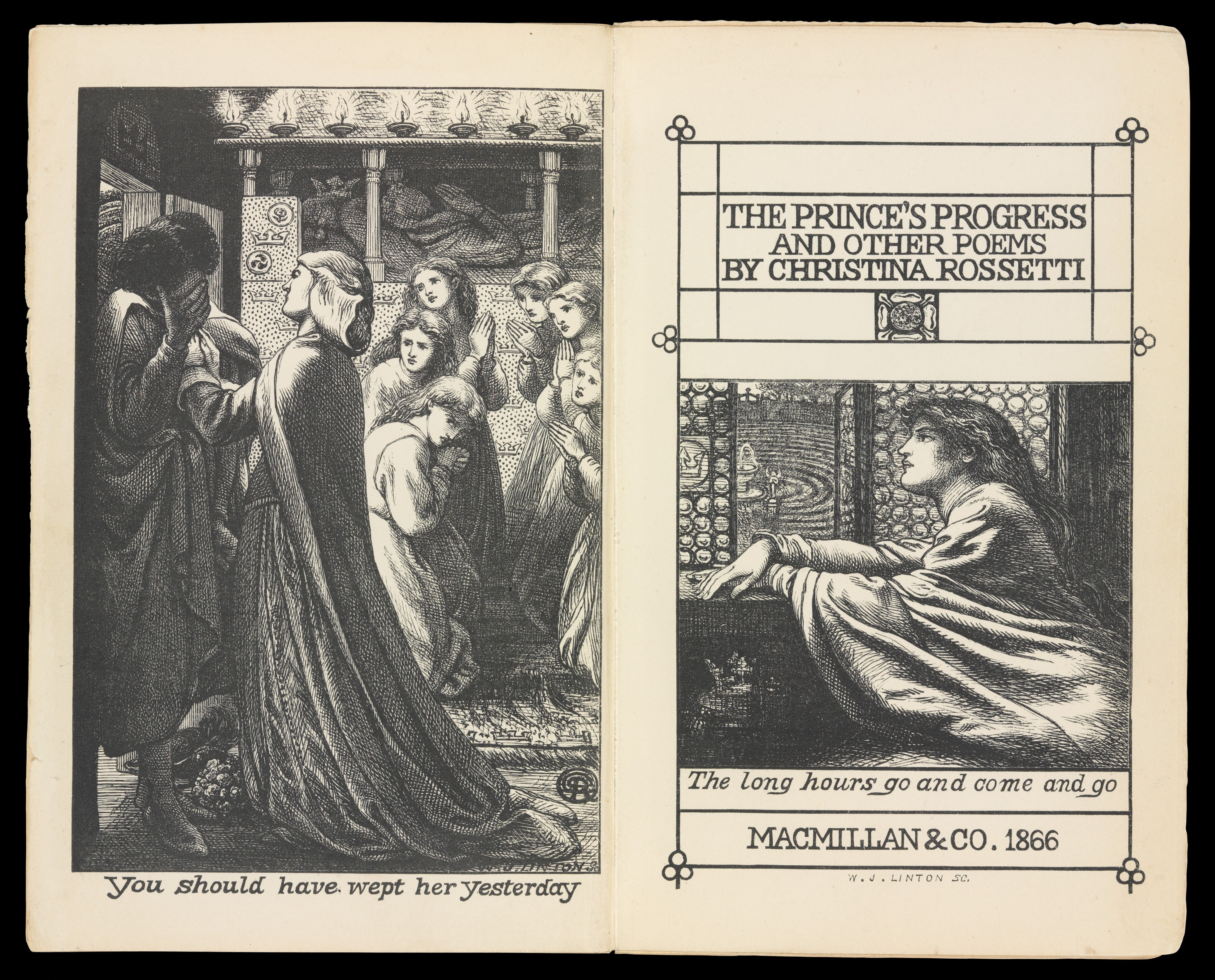 The Prince's Progress 1866 Title Spread
