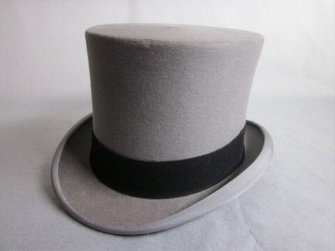 Grey Top Hat