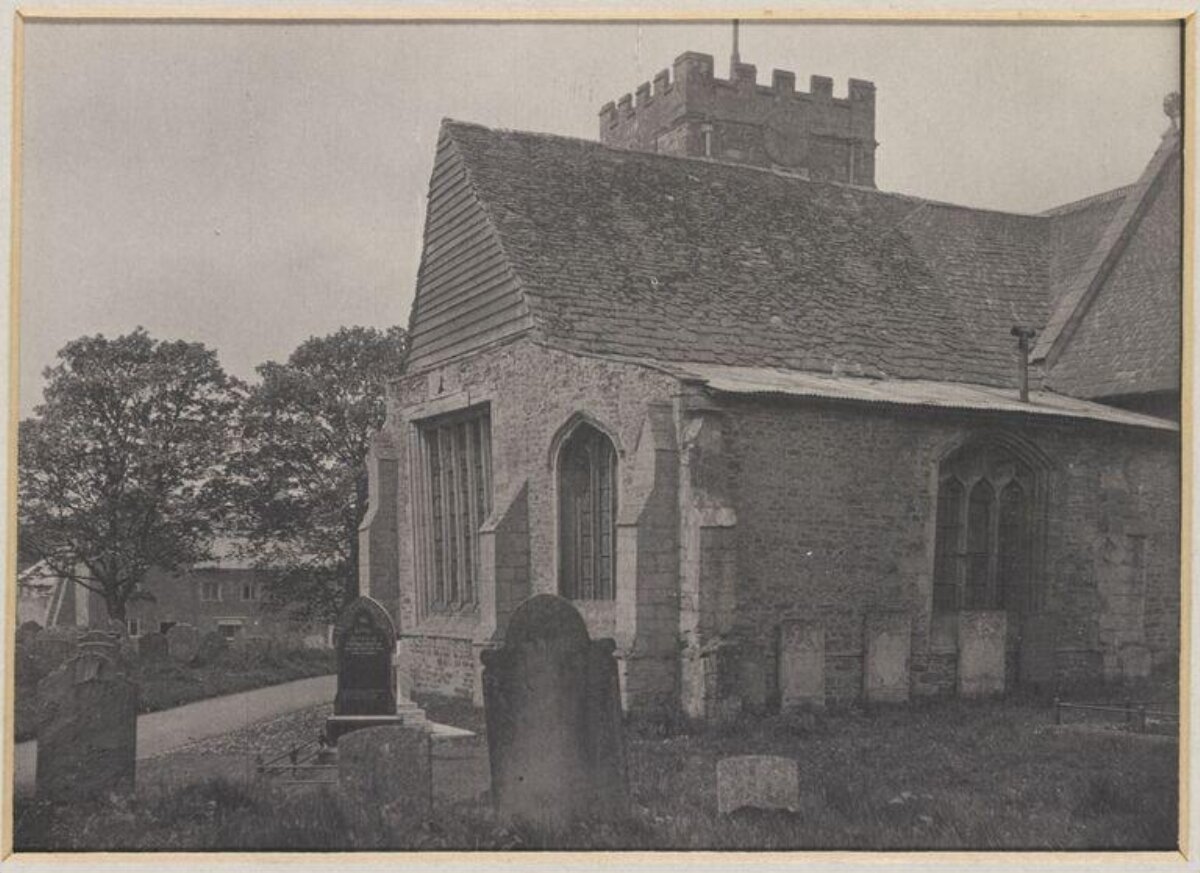 Vintage Church with Graveyard