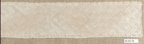 Antique Embroidered Linen Band