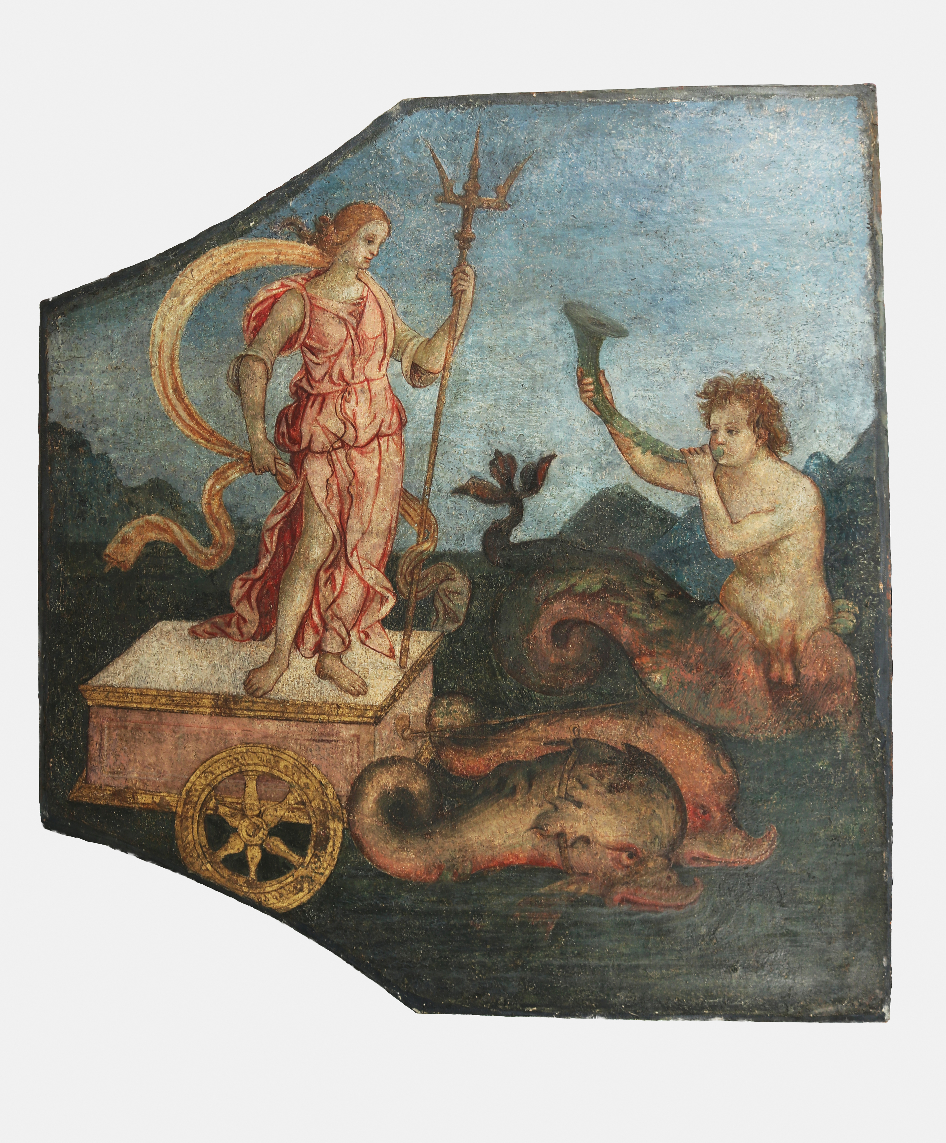 Mythological Sea Goddess Painting