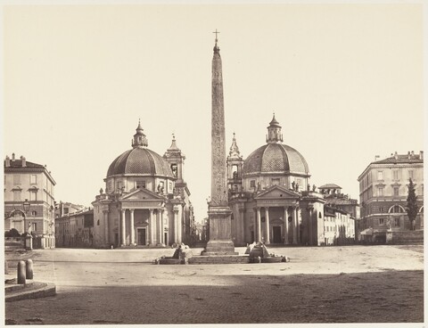 Piazza del Popolo Rome View