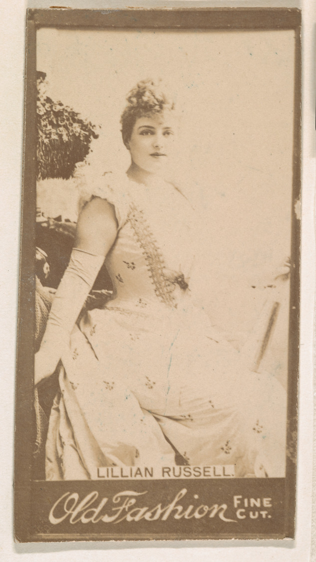 Vintage Card Portrait of Lillian Russell