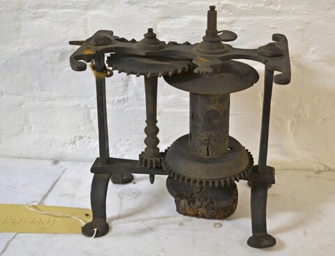 Antique Iron Clock Mechanism