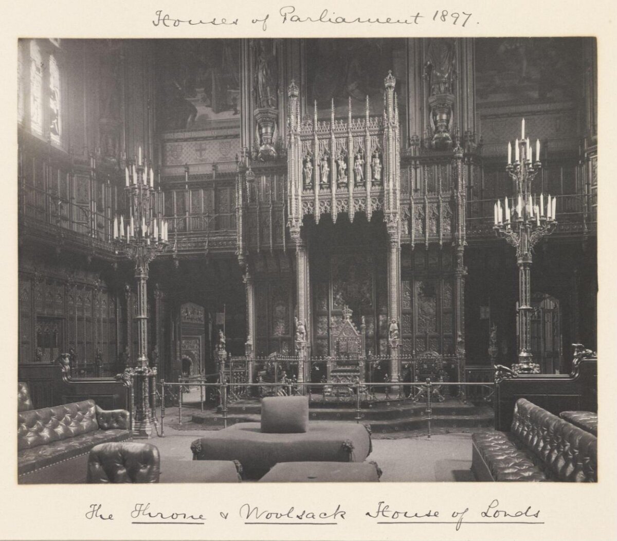 1897 House of Lords Throne Room