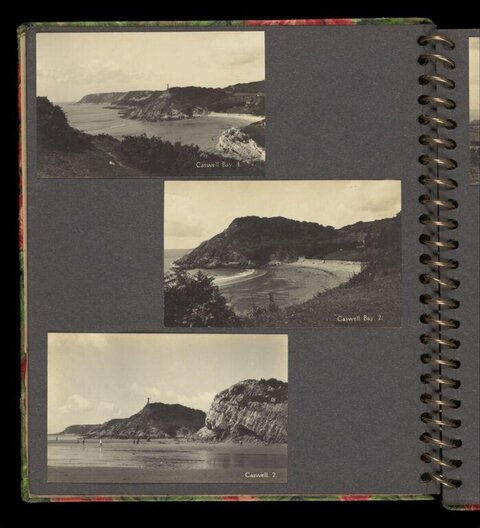 Vintage Caswell Bay Coastal Photo Album