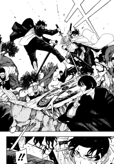 Sword Battle Manga Panel