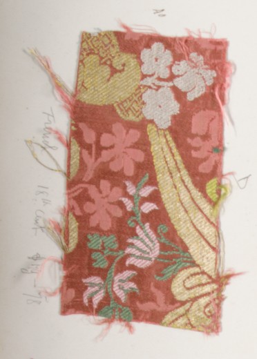 18th Century French Textile Swatch