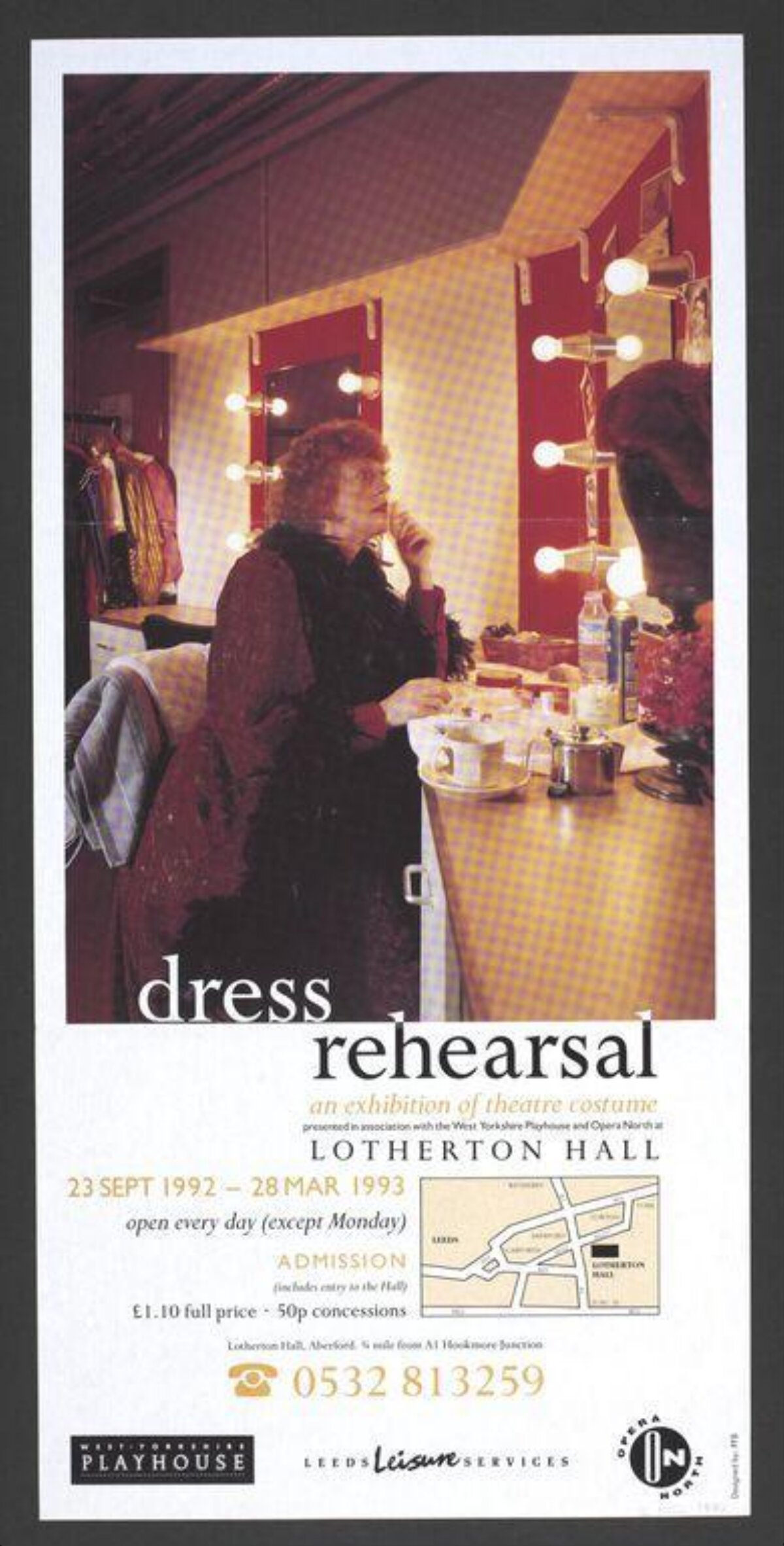 Dress Rehearsal Exhibition Poster