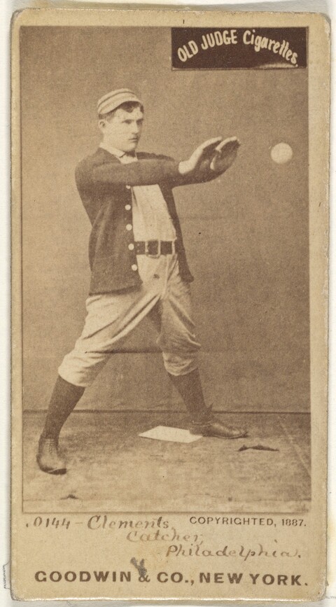 1887 Vintage Clements Baseball Card