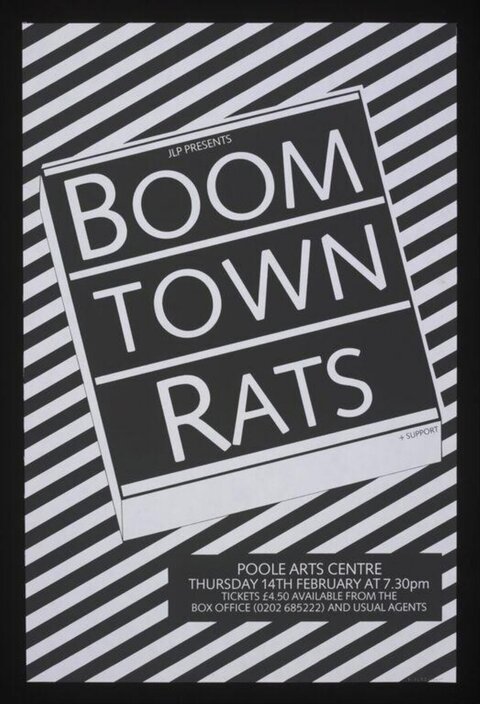 Boomtown Rats Concert Poster