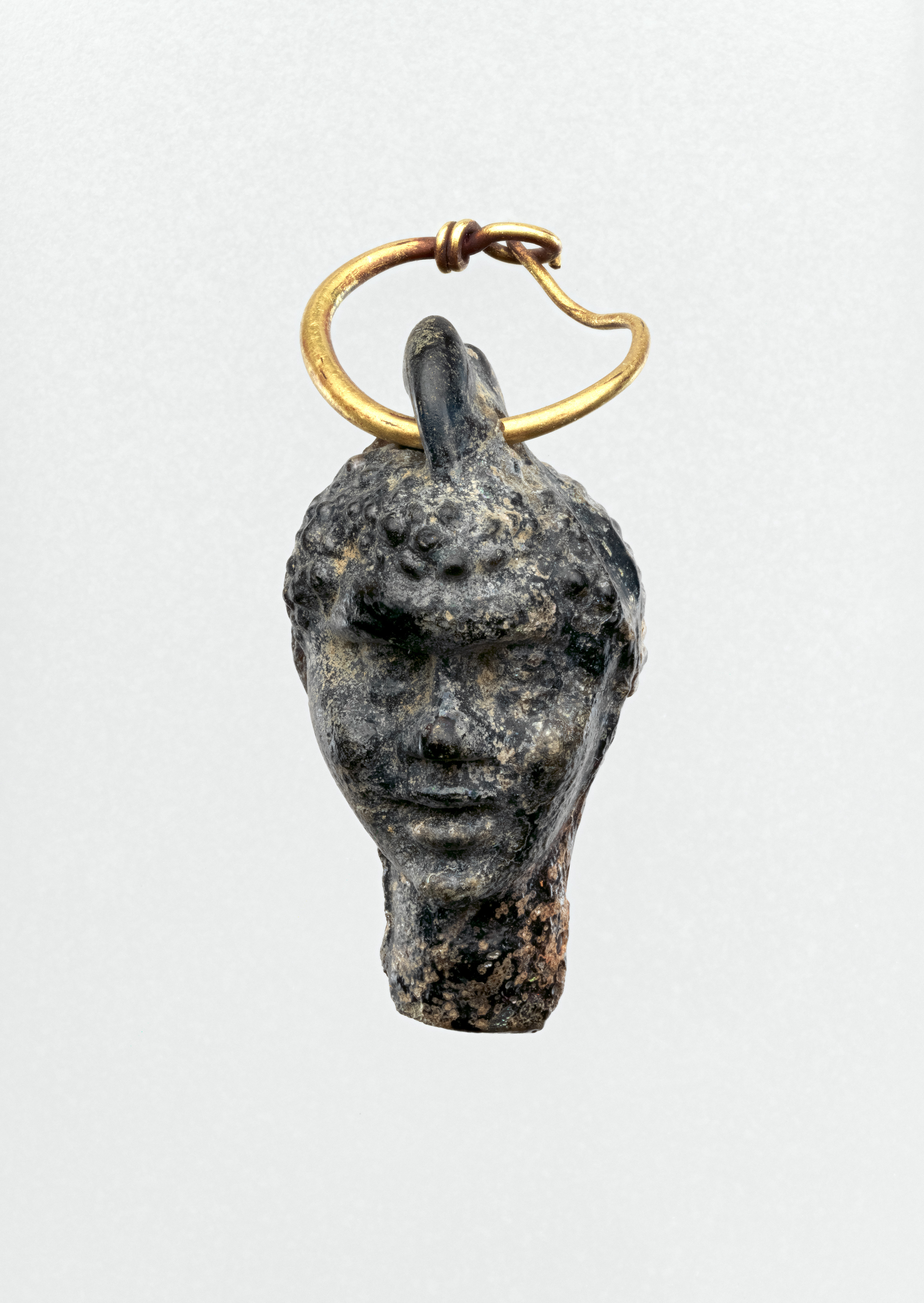 Ancient Carved Head Pendant