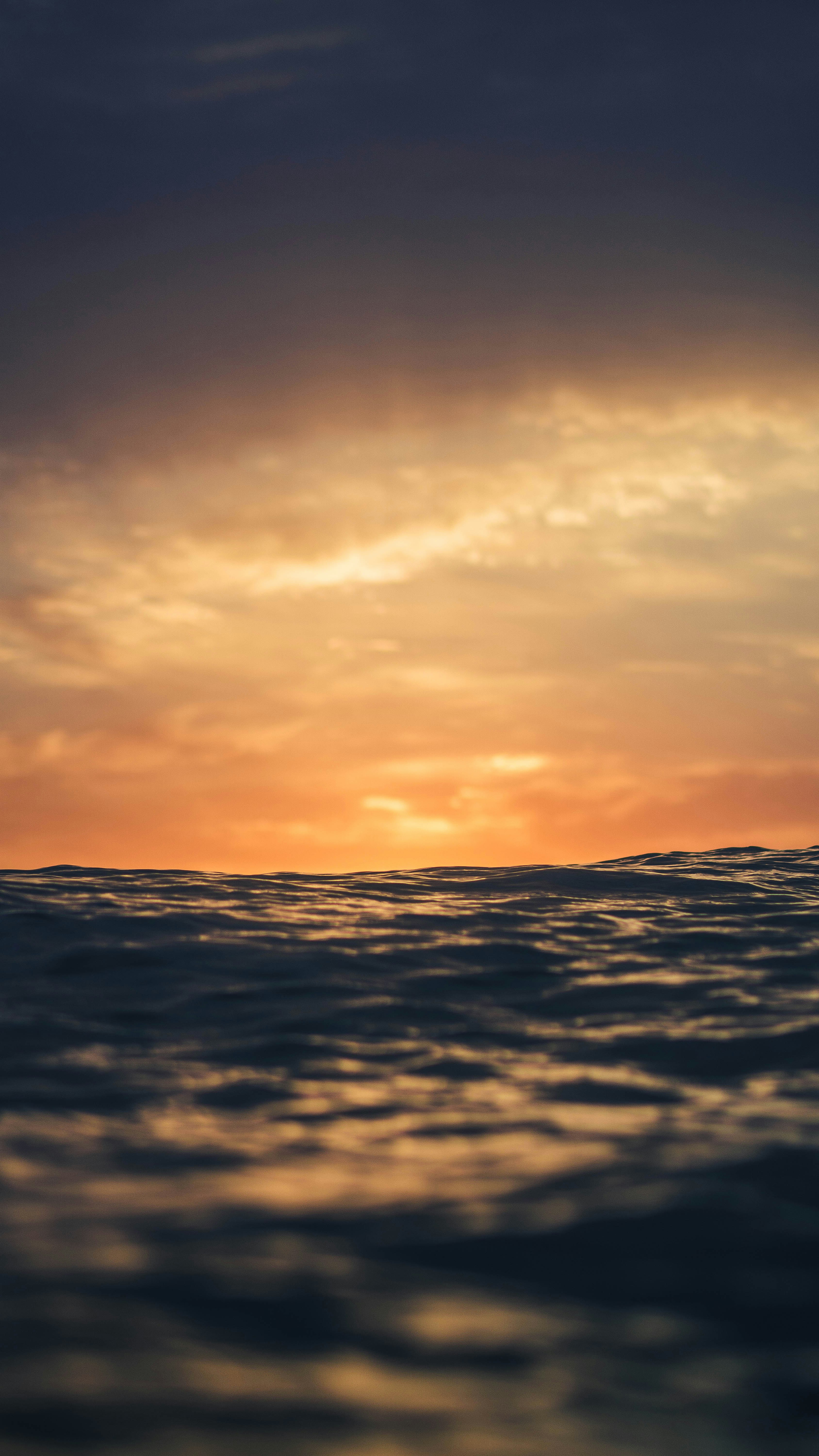 Sunset Over Open Ocean