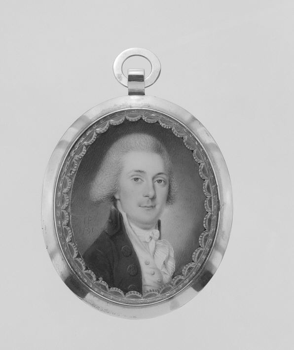 Oval Miniature Portrait Pendant