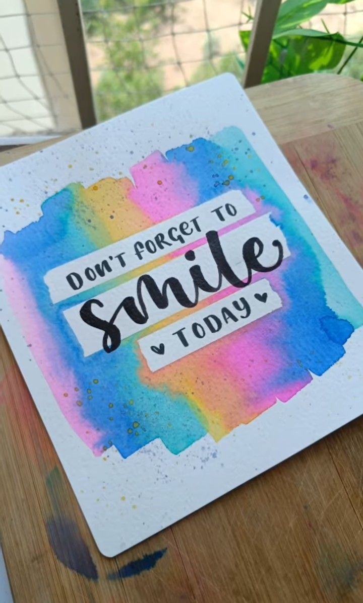 Don't Forget To Smile Today Quote Art
