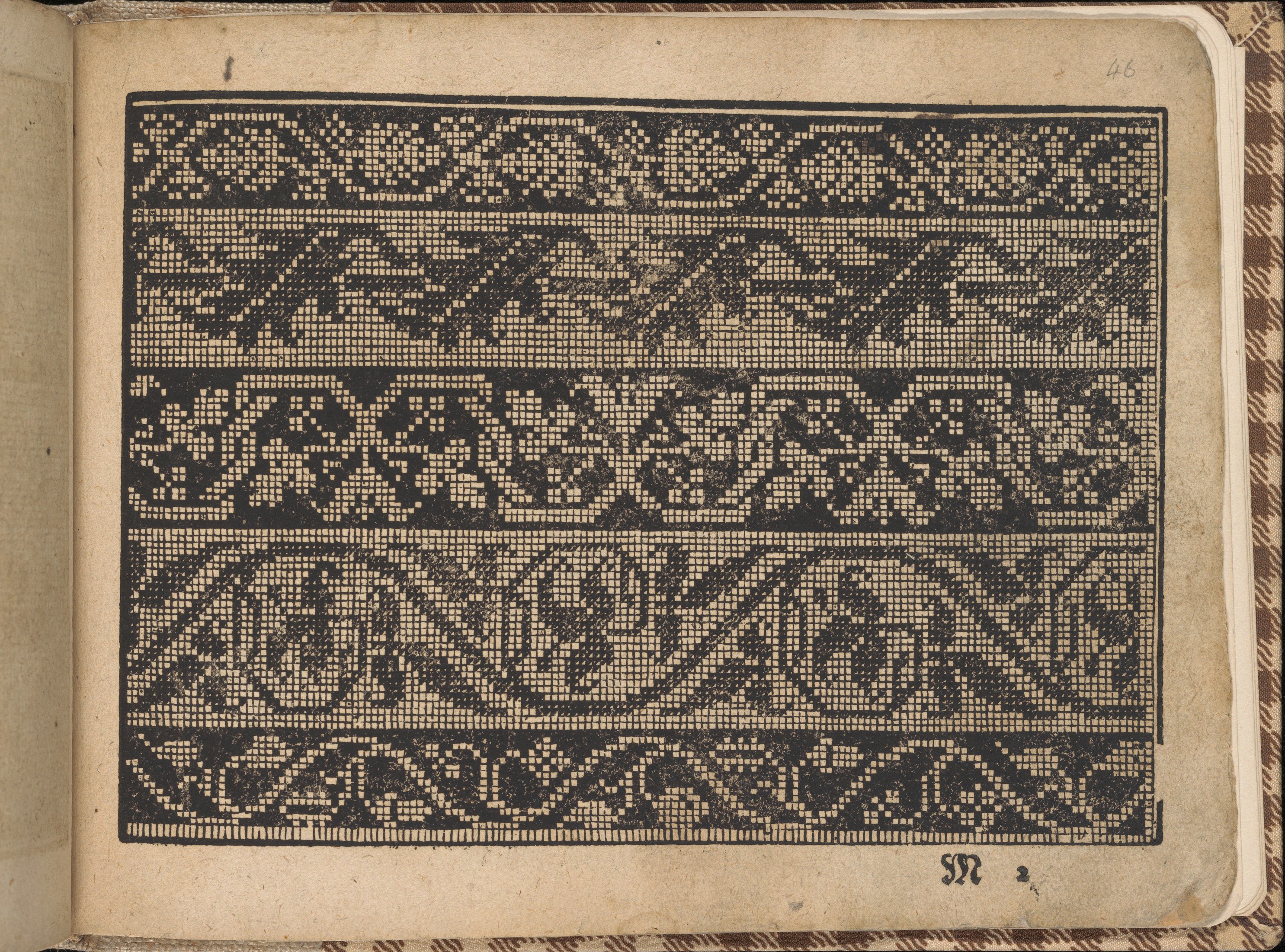 Vintage Cross Stitch Pattern Page