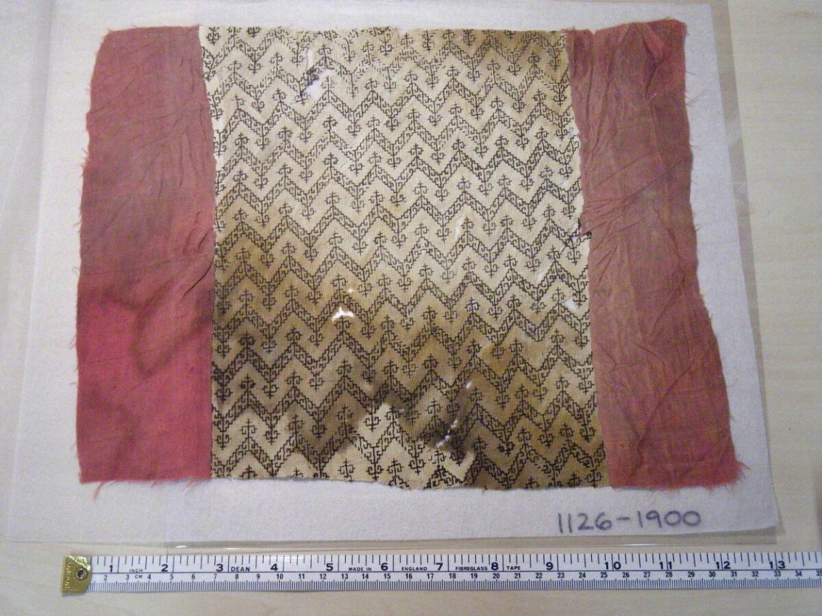 Archived Antique Textile Fabric Sample