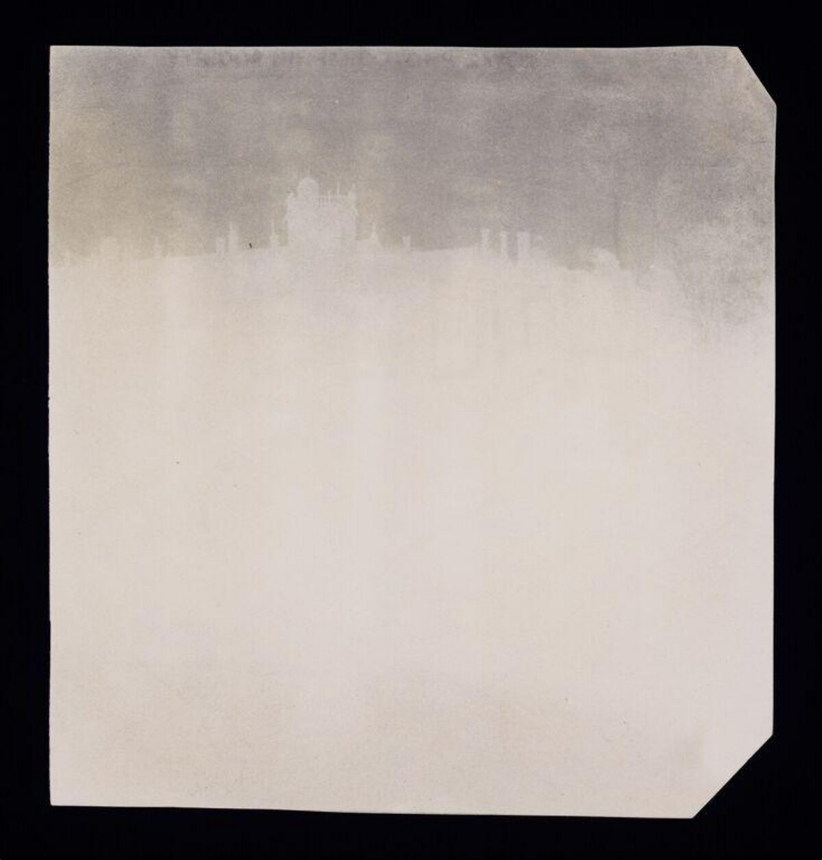 Faint Distant City Skyline