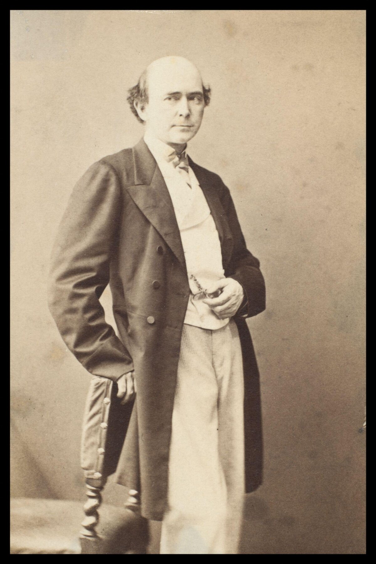 Vintage Studio Portrait of Standing Man