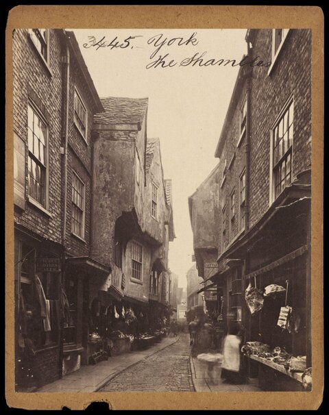 York The Shambles Vintage Street View