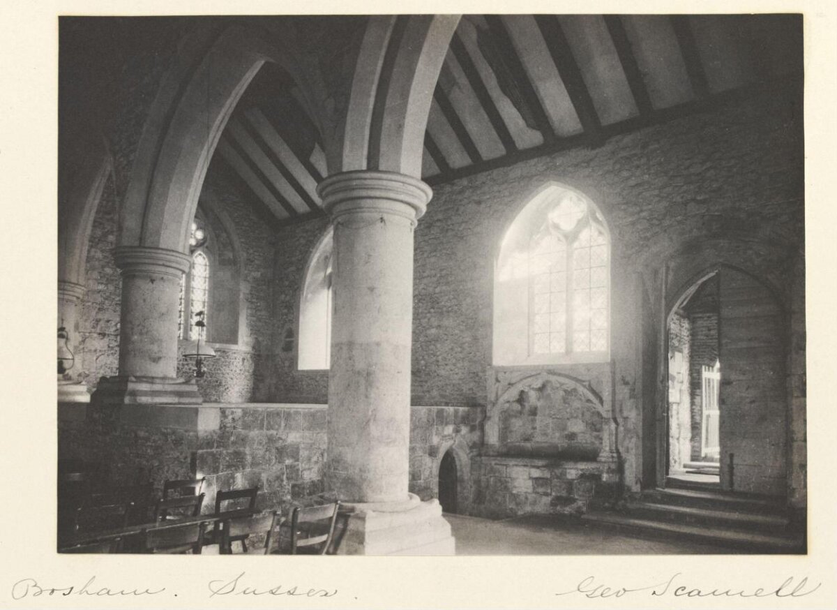 Bosham Church Interior Sussex
