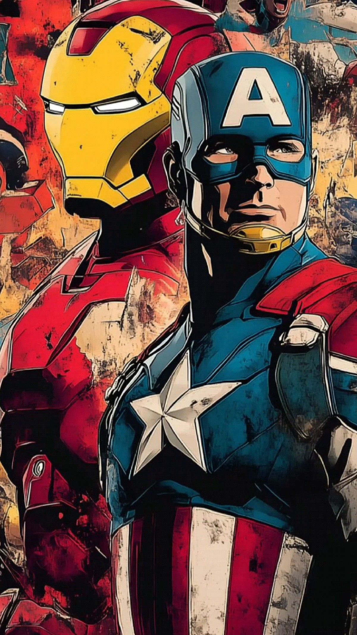Captain America and Iron Man