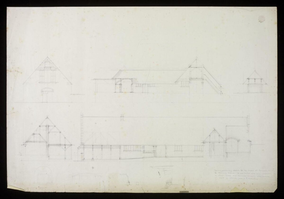 Architectural Drawing of Building Sections