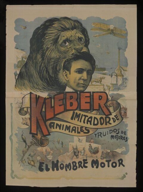 Vintage Kleber Performer Promotional Poster