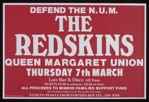 The Redskins Benefit Gig Poster
