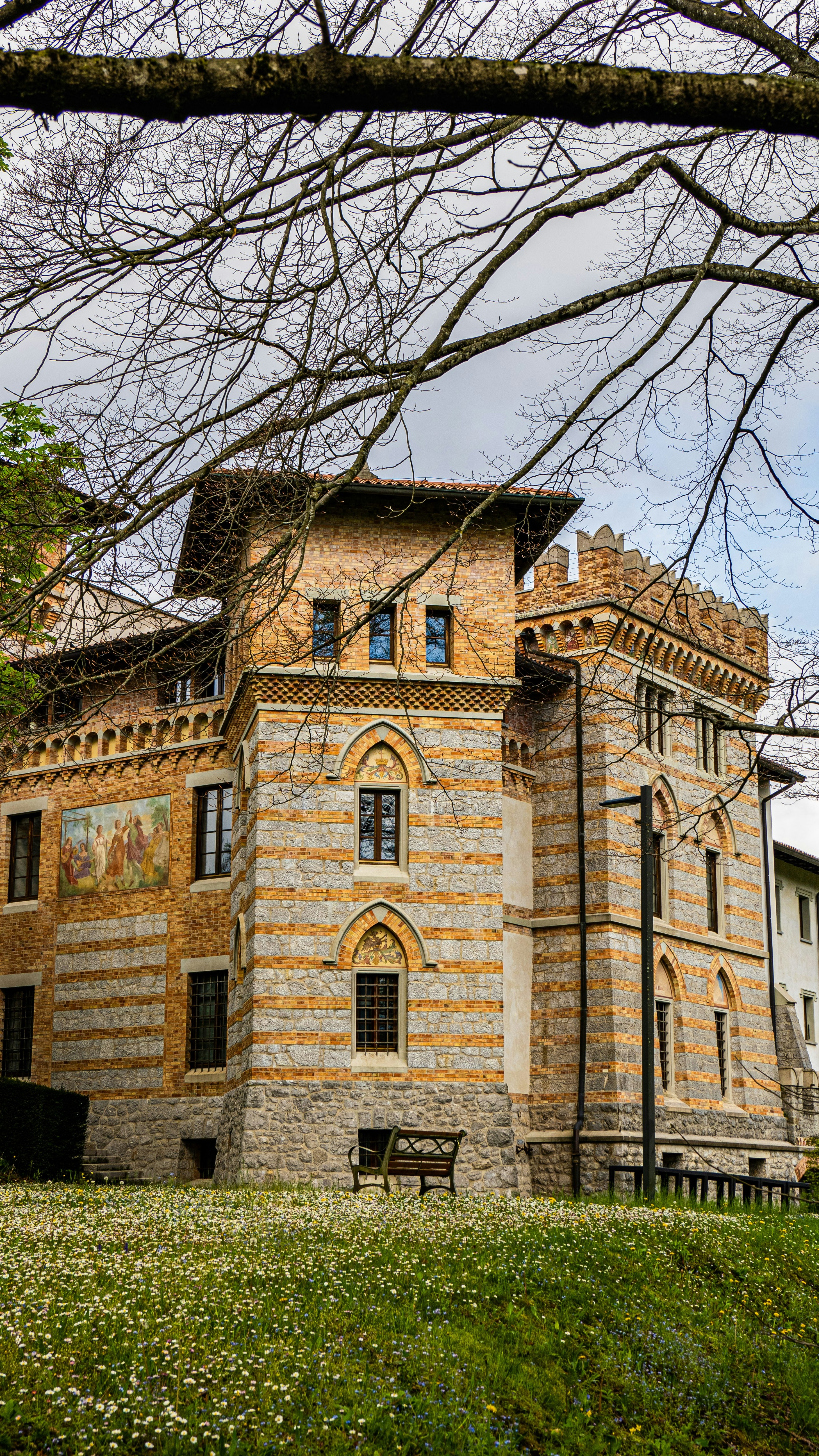 Historic Castle-style Brick Villa