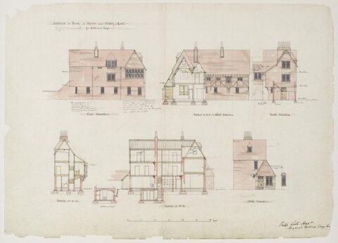 Architectural Drawing of House Additions