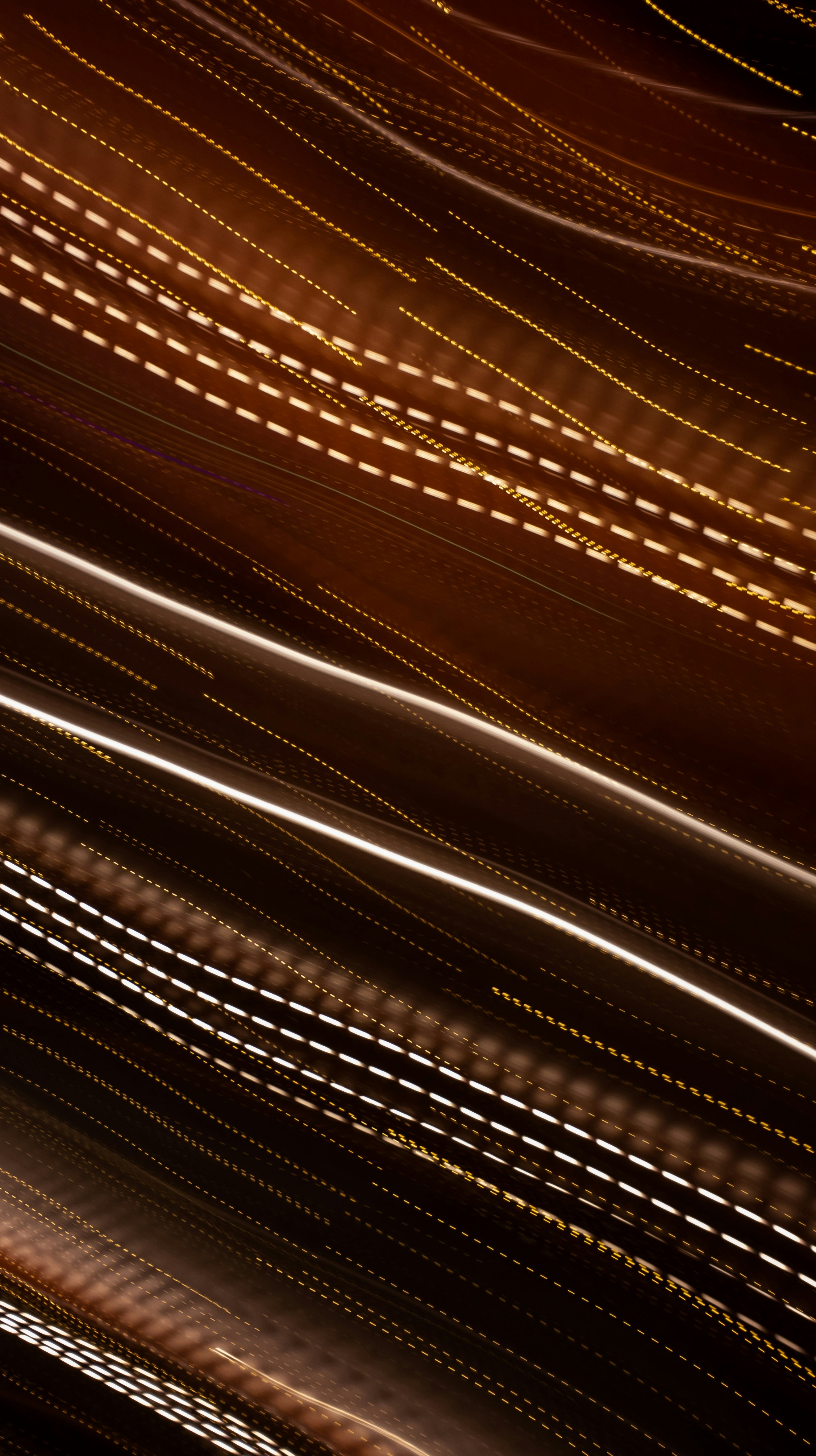 Golden Diagonal Light Trails