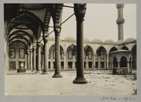 Historical Mosque Courtyard