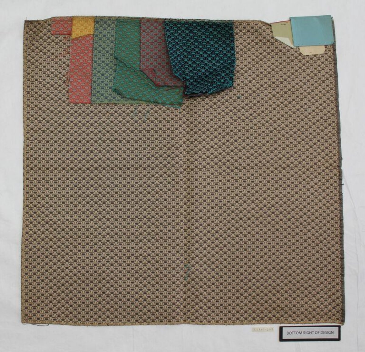 Textile Fabric Swatch Sample Board