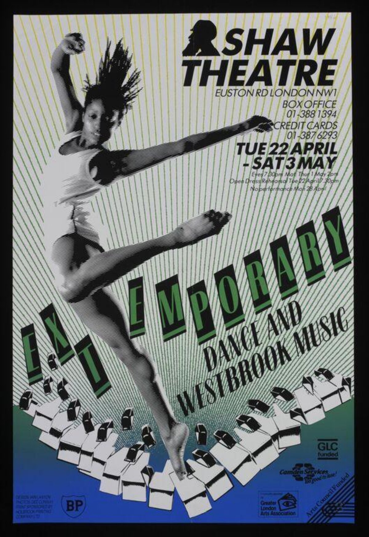 Shaw Theatre Extemporary Dance Poster